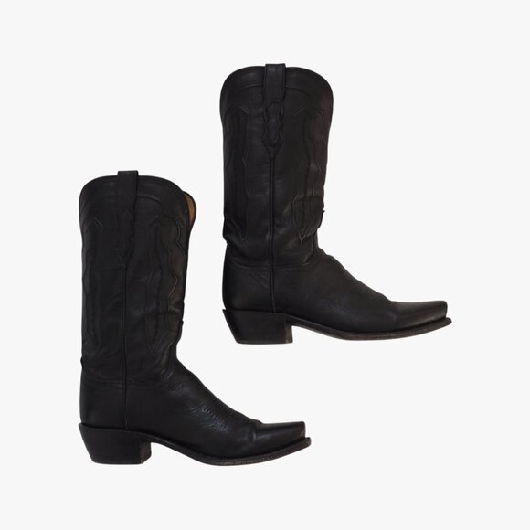 LUCCHESE | "GRACE" 100% LEATHER COWBOY BOOT (CURRENT STYLE) - Picture 2 of 12
